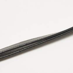 Pre Owned Gucci Black Matelassé Leather Small GG Marmont Shoulder Bag