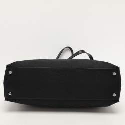 Gucci Black GG Canvas and Leather Small Eclipse Tote