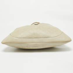 Pre Owned Gucci Cream Guccissima Leather Large New Jackie Hobo