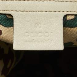 Pre Owned Gucci Cream Guccissima Leather Large New Jackie Hobo