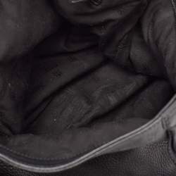 Pre Owned Gucci Black Leather Large Jungle Shoulder Bag