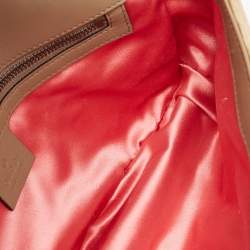 Pre Owned حقيبة كتف غوتشي مارمونت جلد ماتيلاس أسود مزينة جي جي صغيرة