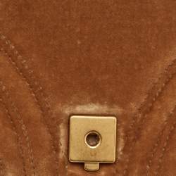 Pre Owned حقيبة كتف غوتشي مارمونت جلد ماتيلاس أسود مزينة جي جي صغيرة