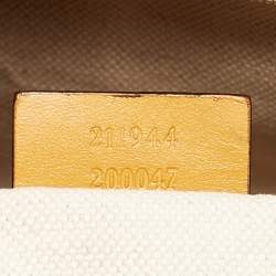 مملوكة مسبقًا حقيبة يد توتس غوتشي سوكي  جلد وكانفاس GG بيج / أحمر متوسطة