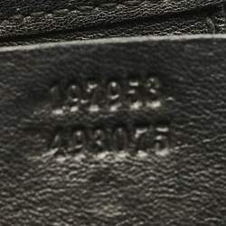 مملوكة مسبقًا Gucci Black/Grey GG Crystal Canvas and Leather Medium Joy Tote