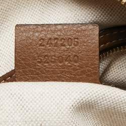 Pre Owned Gucci Beige/Multicolor Canvas and Leather Medium Floral Joy Boston Bag