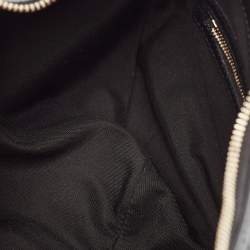 Pre Owned Gucci Black Horsebit Canvas and Leather Glam Hobo