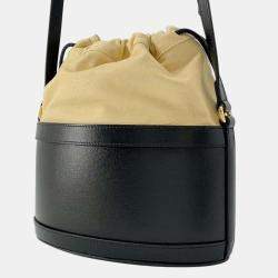 Gucci Black 1955 Horsebit Bucket Shoulder Bag