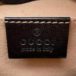 Gucci Black 1955 Horsebit Bucket Shoulder Bag