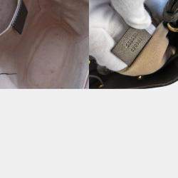 Pre Owned Gucci Brown Gg Supreme Leather Shoulder Bag