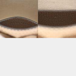 Gucci Beige Brown Canvas Leather Jumbo Gg Tote Bag