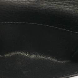 Gucci Black GG Canvas and Leather Charlotte French Wallet