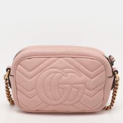 مملوكة مسبق ًا حقيبة كتف غوتشي جي جي مارمونت كاميرا جلد ماتيلاس بيج صغيرة