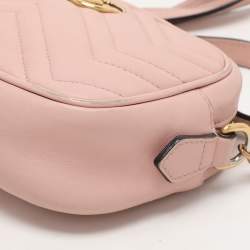 مملوكة مسبقًا حقيبة  كتف غوتشي جي جي مارمونت كاميرا جلد ماتيلاس بيج صغيرة