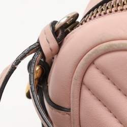 مملوكة مسبقًا حقيبة كتف غوتشي جي جي مارمونت كاميرا جلد ماتيلاس بيج صغيرة