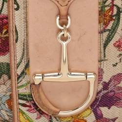 Gucci Multicolor Canvas and Leather Horsebit Trifold Wallet
