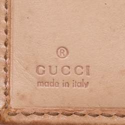 Gucci Multicolor Canvas and Leather Horsebit Trifold Wallet