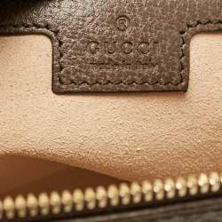 Pre Owned Gucci Beige/Ebony GG Supreme Canvas and Leather Medium Ophidia Tote