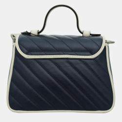 Pre Owned Gucci Mini Marmont Top Handle Bag
