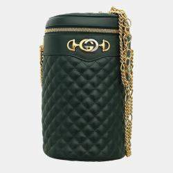 Gucci Zumi Medium Leather Cylinder Shoulder Bag