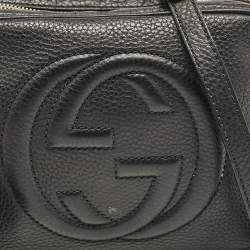 Gucci Black Leather Small Soho Disco Shoulder Bag