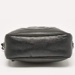 Gucci Black Leather Small Soho Disco Shoulder Bag