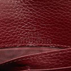 Gucci Blue/Burgundy Leather GG Marmont Wallet on Chain