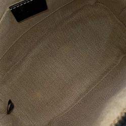 Pre Owned Gucci Black Leather Micro Cimaline Mini Dome bag