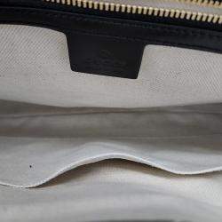 Gucci Black Leather Hacker Project 1961 Jackie Medium Hobo Bag