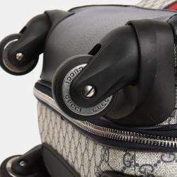 Gucci Multicolor Canvas Leather Savoy Carrier Bag