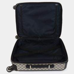 Gucci Multicolor Canvas Leather Savoy Carrier Bag