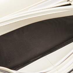 Gucci Off White Guccissima Leather Bow Continental Wallet