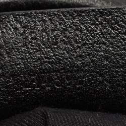 Pre Owned Gucci Black GG Canvas and Leather Abbey D-Ring Hobo