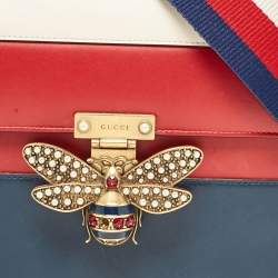 Pre Owned Gucci Multicolor Leather Small Queen Margaret Top Handle Bag