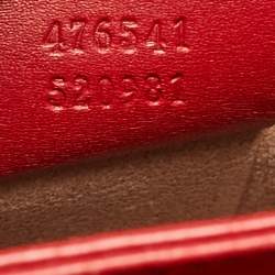 Pre Owned Gucci Multicolor Leather Small Queen Margaret Top Handle Bag