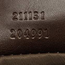 Gucci Beige/Brown GG Supreme Canvas and Leather Diaper Messenger Bag