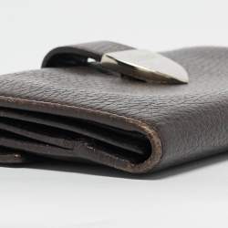 Gucci Brown Leather Signoria Continental Wallet
