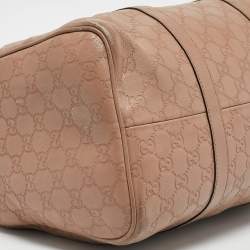 Pre Owned Gucci Beige Guccissima Leather Medium Joy Boston Bag