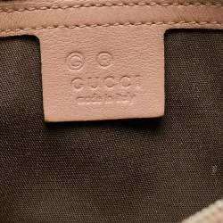 Pre Owned Gucci Beige Guccissima Leather Medium Joy Boston Bag