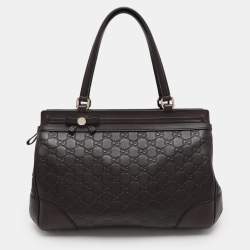 مملوكة مسبقًا Gucci Brown Guccissima Leather Mayfair Tote