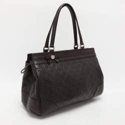 مملوكة مسبقًا Gucci Brown Guccissima Leather Mayfair Tote