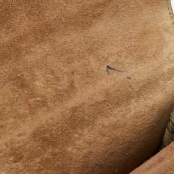 Pre Owned Gucci Beige GG Supreme Canvas and Suede Mini Dionysus Shoulder Bag