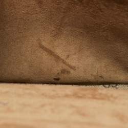 Pre Owned Gucci Beige GG Supreme Canvas and Suede Mini Dionysus Shoulder Bag