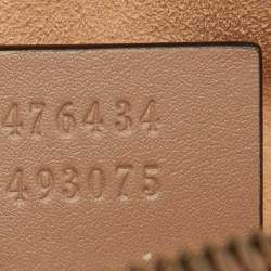 مملوكة مسبقًا Gucci Beige Matelasse Leather GG Marmont Belt Bag