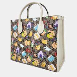 Pre Owned Gucci Multicolor Canvas Kawaii Small Tote And Shoulder Bag
