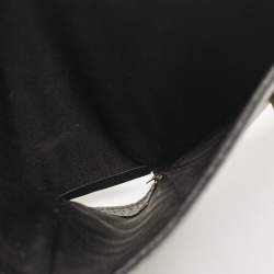 Gucci Black Leather Crystals GG Marmont Card Case