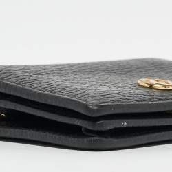 Gucci Black Leather GG Marmont Card Case