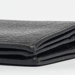 Gucci Black Leather GG Marmont Card Case