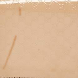 Gucci Beige Microguccissima Patent Leather Broadway Clutch