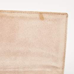 Gucci Beige Microguccissima Patent Leather Broadway Clutch